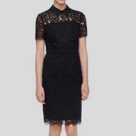 KARL LAGERFELD BLACK LACE DRESS - Picture 10 of 13
